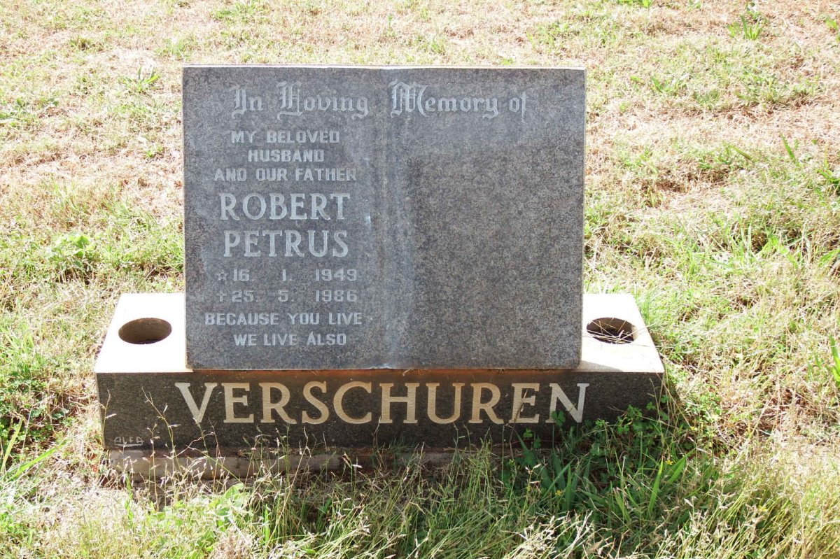 VERSCHUREN Robert Petrus 1949-1986