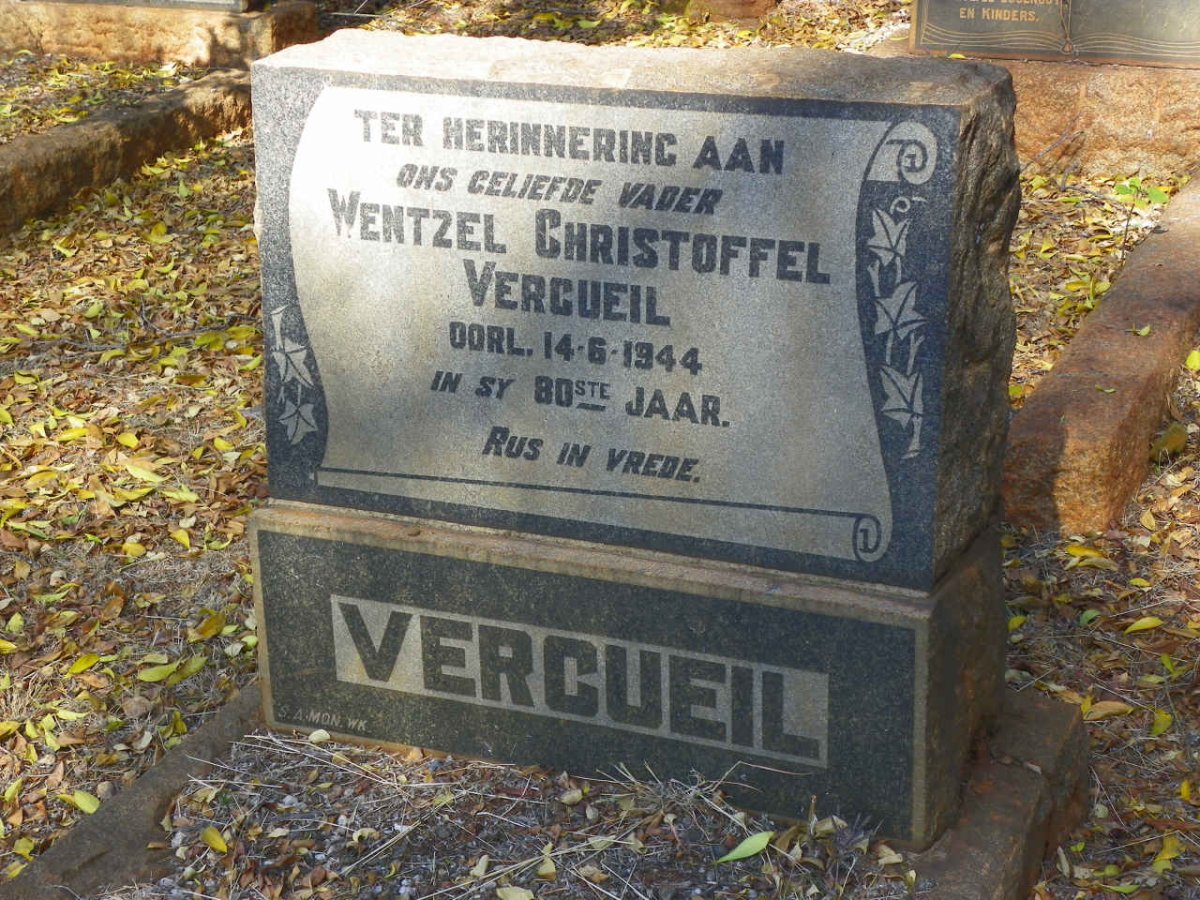 VERCUEIL Wentzel Christoffel -1944