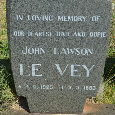VEY John Lawson, le 1925-1983