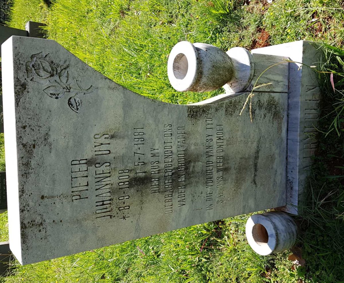 VERMEULEN Pieter Johannes Uys 1908-1981