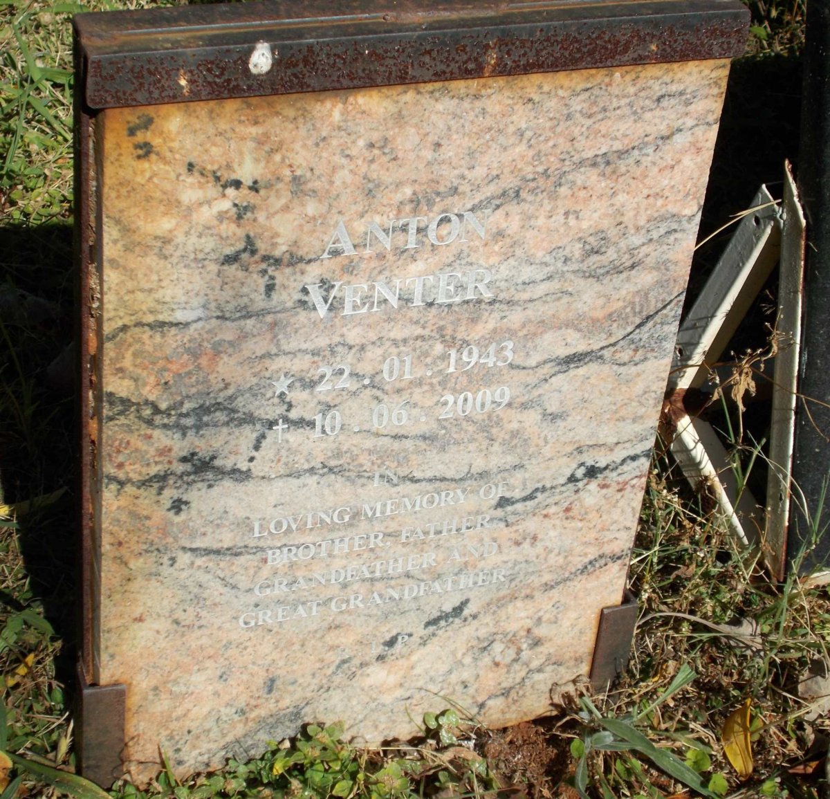 VENTER Anton 1943-2009