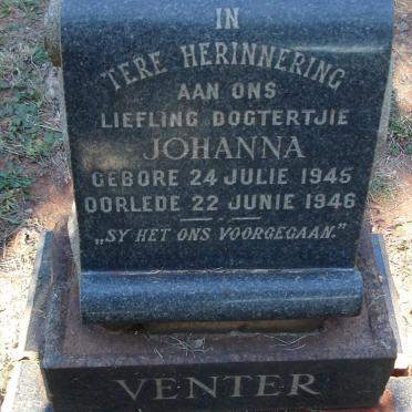 VENTER Johanna 1945-1946