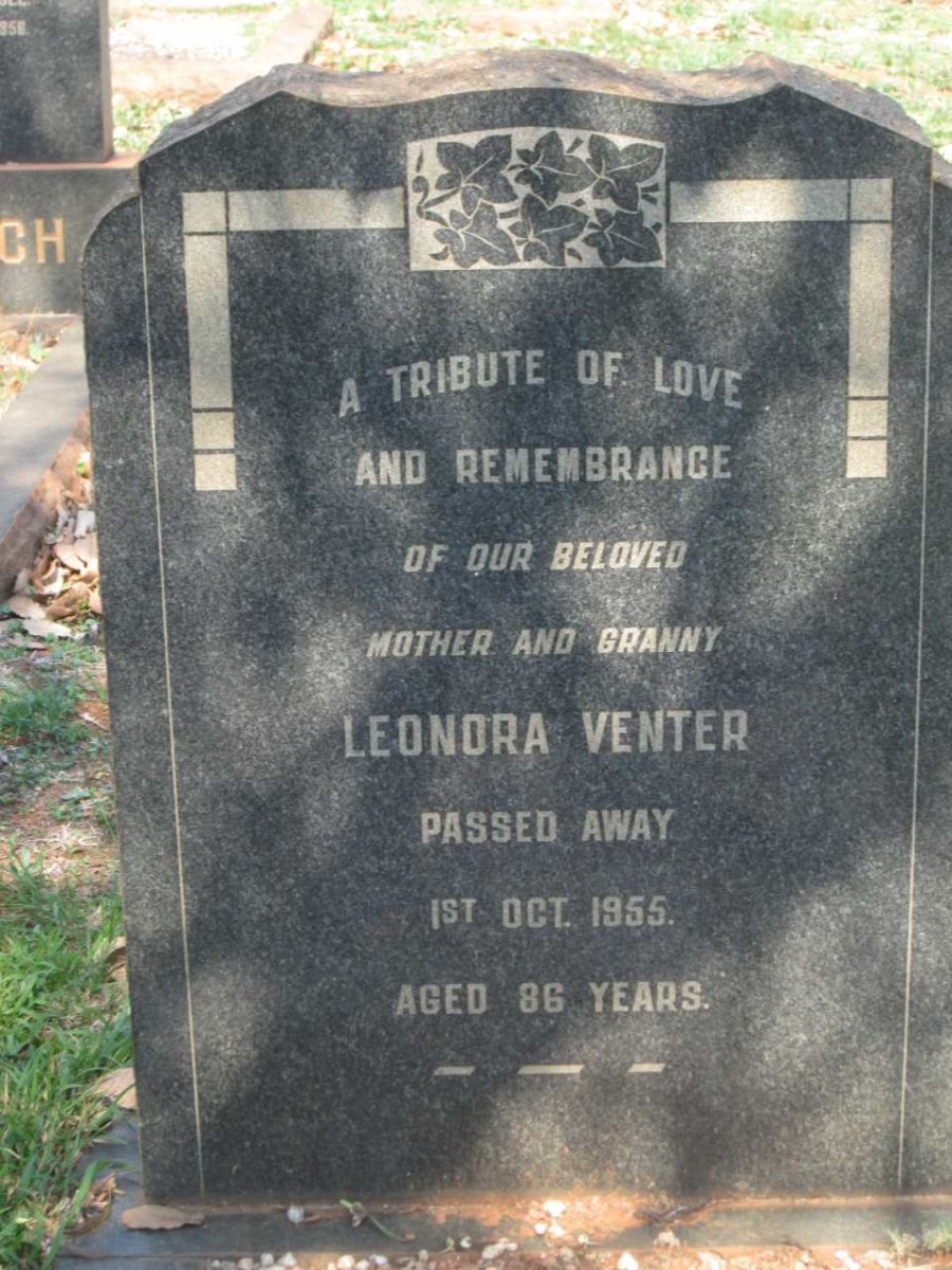 VENTER Leonora -1955