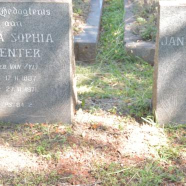 VENTER Jan Christoffel 1894-1966 &amp; Ella Sophia VAN ZYL 1897-1971