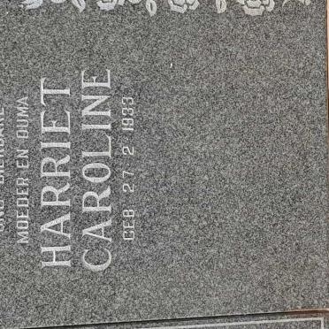 VENTER Willem Jacobus 1928-1990 &amp; Harriet Caroline 1933-  :: VENTER Anette 1964-2017