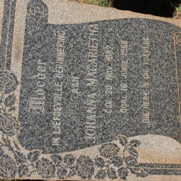 VENTER Johanna Magarietha 1887-1958
