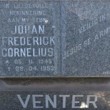 VENTER Johan Frederick Cornelius 1945-1953