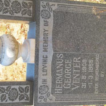 VENTER Hermanus George 1908-1965