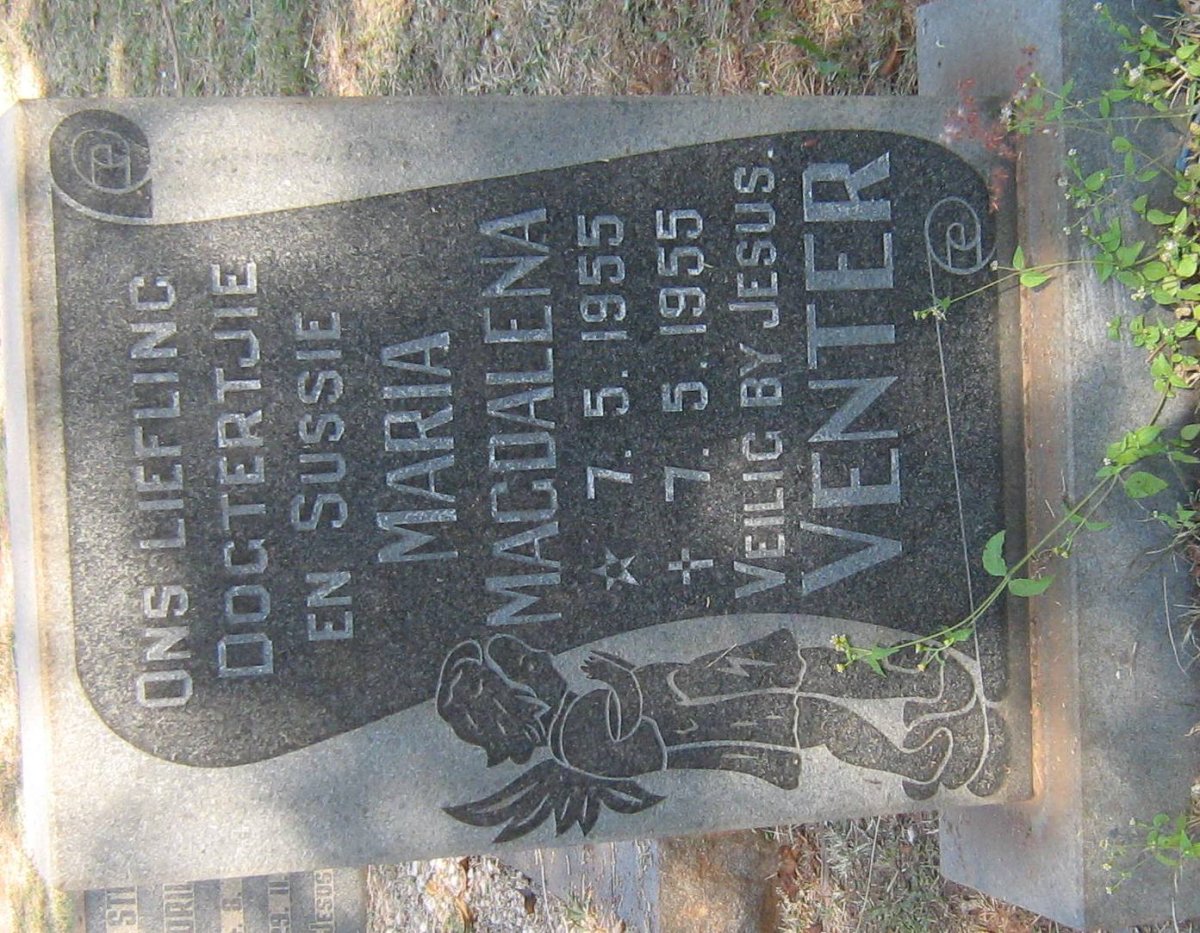 VENTER Maria Magdalena 1955-1955