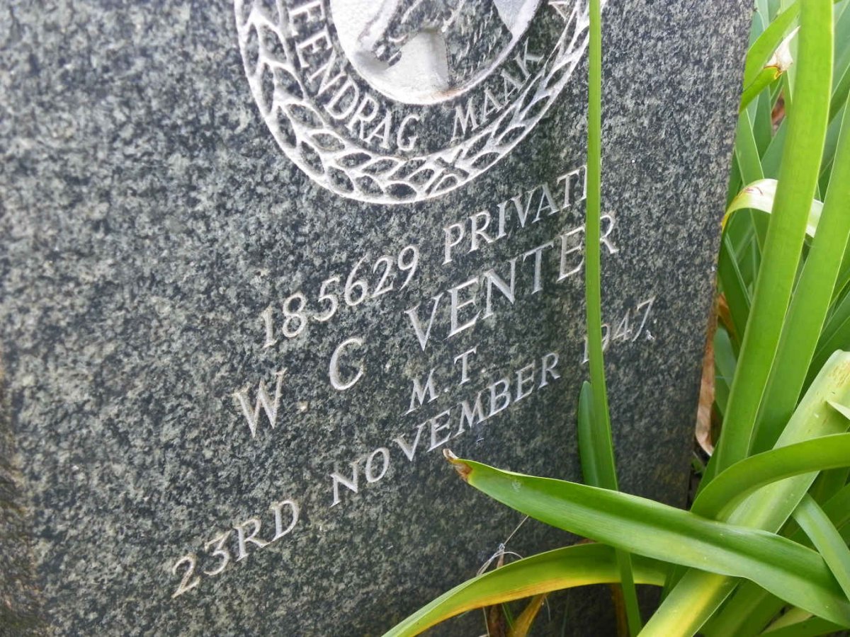 VENTER W.C. -1947
