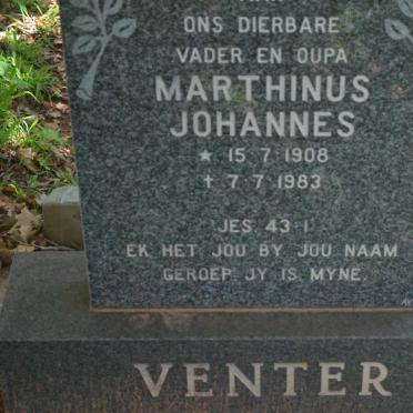 VENTER Marthinus Johannes 1908-1983