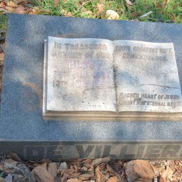 VILLIERS Billy, de 1937-1956