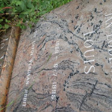 VILLIERS Jan Lodewyk Louis, de 1958-1995
