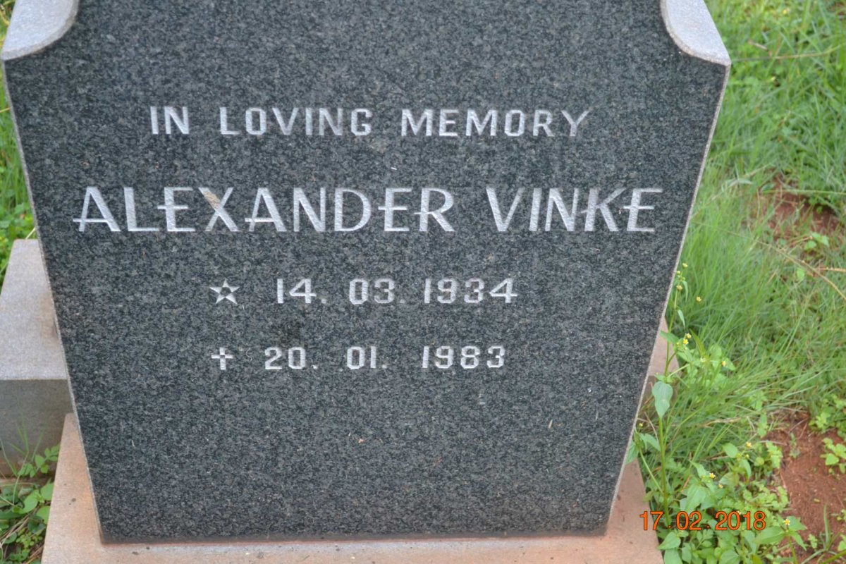 VINKE Alexander 1934-1983