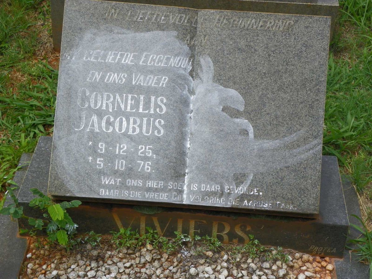 VIVIERS Cornelis Jacobus 1925-1976