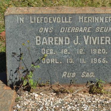 VIVIER Barend J. 1920-1955