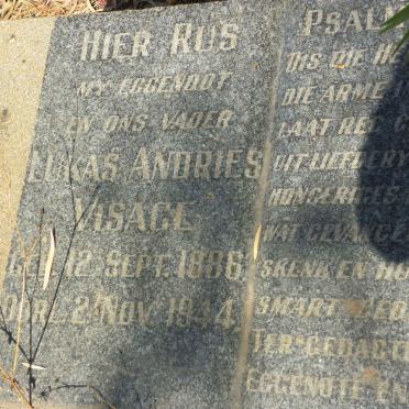 VISAGE Lukas Andries 1886-1944