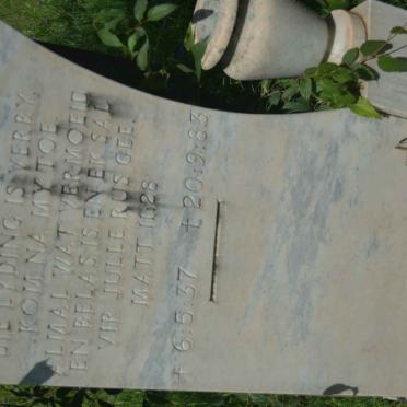 VILJOEN Ben 1937-1983