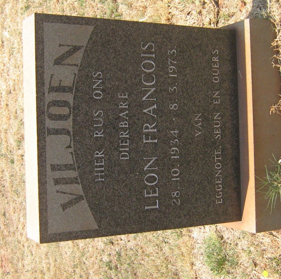 VILJOEN Leon Francois 1934-1973