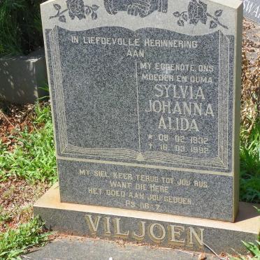VILJOEN Sylvia Johanna Alida 1932-1992