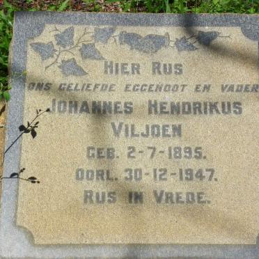 VILJOEN Johannes Hendrikus 1895-1947