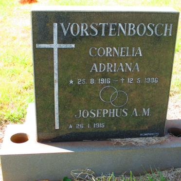 VORSTENBOSCH Josephus A.M. 1915- &amp; Cornelia Adriana 1916-1986