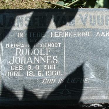VUUREN Rudolf Johannes, Jansen van 1910-1968