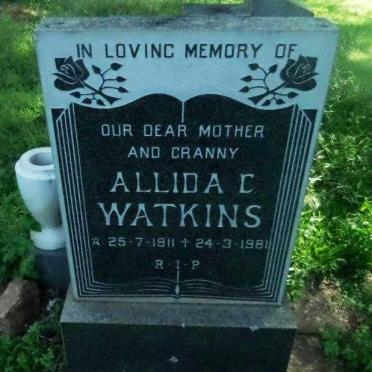 WATKINS Allida D. 1911-1981