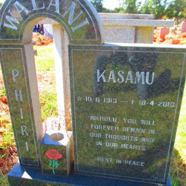 WALANI Phiri Kasamu 1913-2010