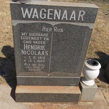 WAGENAAR Hendrik Nicolaas 1915-1962
