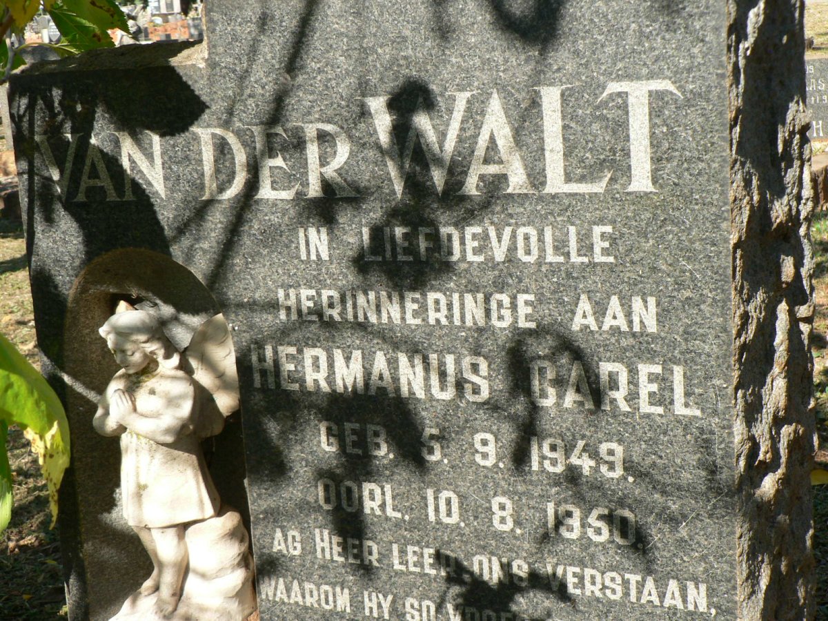 WALT Hermanus Carel, van der 1949-1950