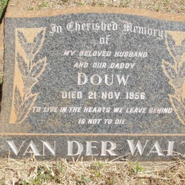 WALT Douw, van der -1956