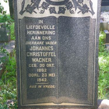 WAGNER Johannes Christoffel 1862-1942