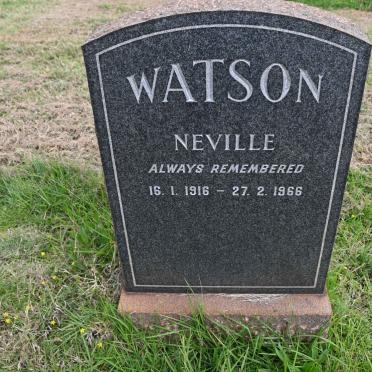 WATSON Neville 1916-1966