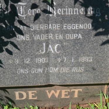 WET Jac, de 1903-1983