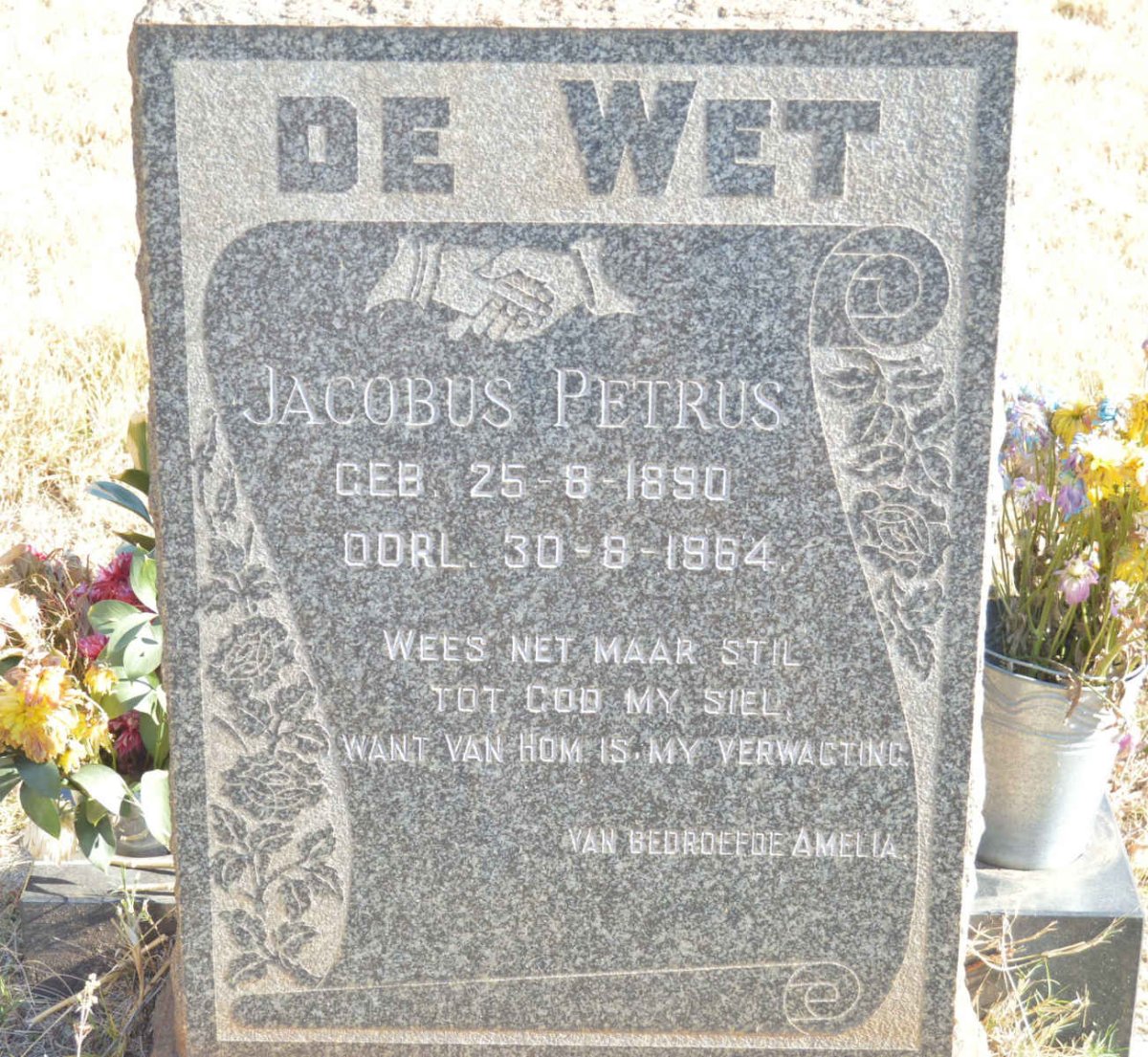 WET Jacobus Petrus, de 1890-1964