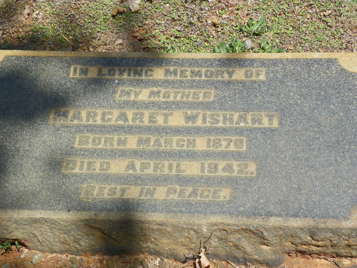 WISHART Margaret 1870-1942