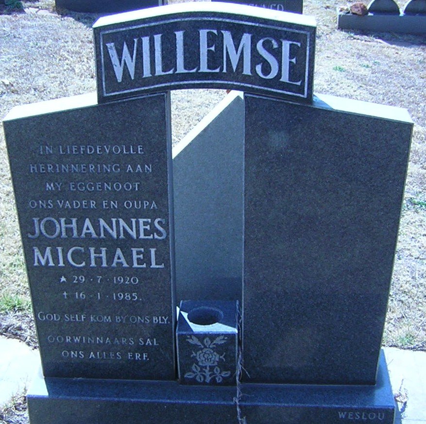 WILLEMSE Johannes Michael 1920-1985