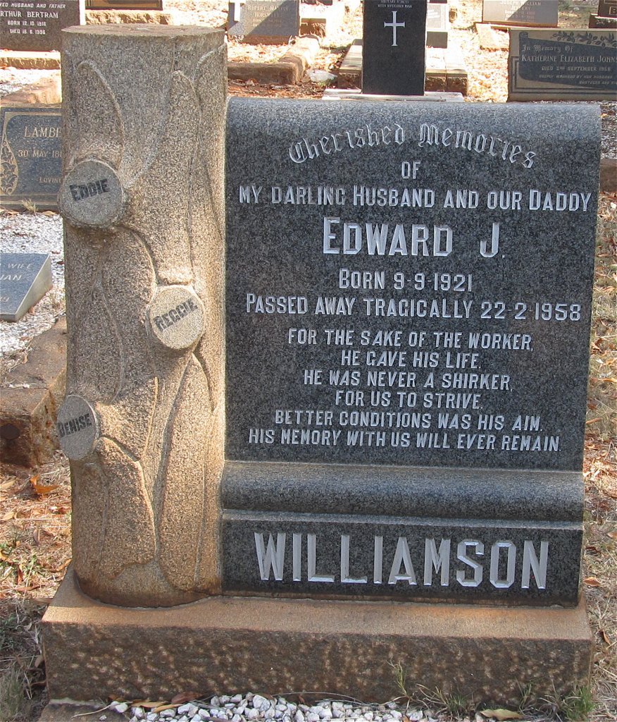 WILLIAMSON Edward J. 1921-1958
