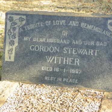 WITHER Gordon Stewart -1957