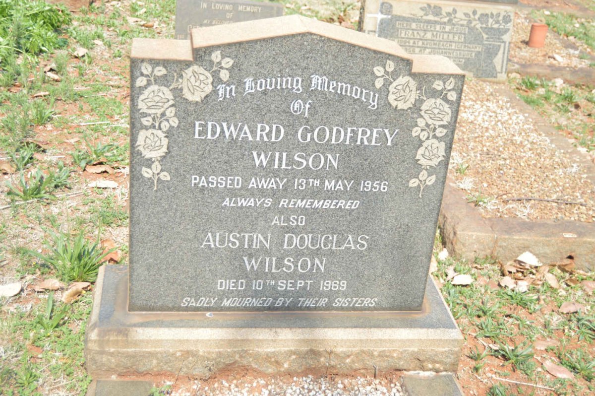 WILSON Edward Godfrey -1956 :: WILSON Austin Douglas -1969