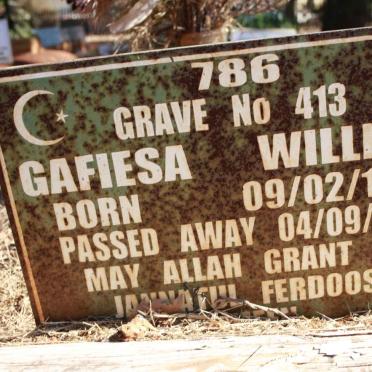 WILLIAMS Gafiesa 1933-2010