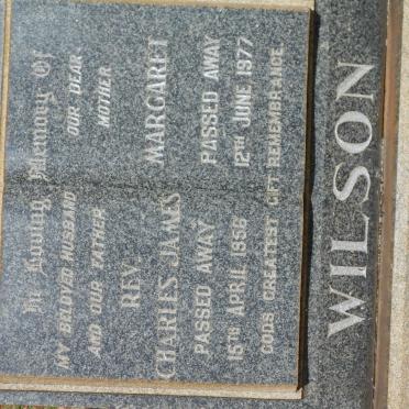 WILSON Charles James -1956 &amp; Margaret -1977
