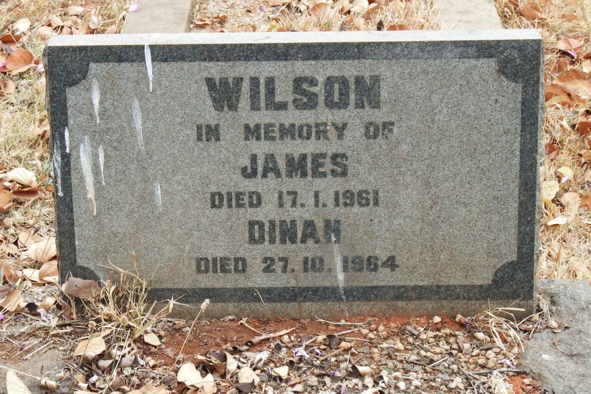 WILSON James -1961 &amp; Dinah -1964
