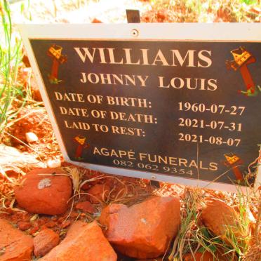 WILLIAMS Johnny Louis 1960-2021
