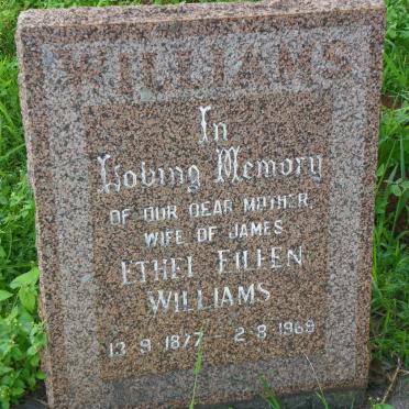 WILLIAMS James 1880-1961 &amp; Ethel Eileen 1877-1969