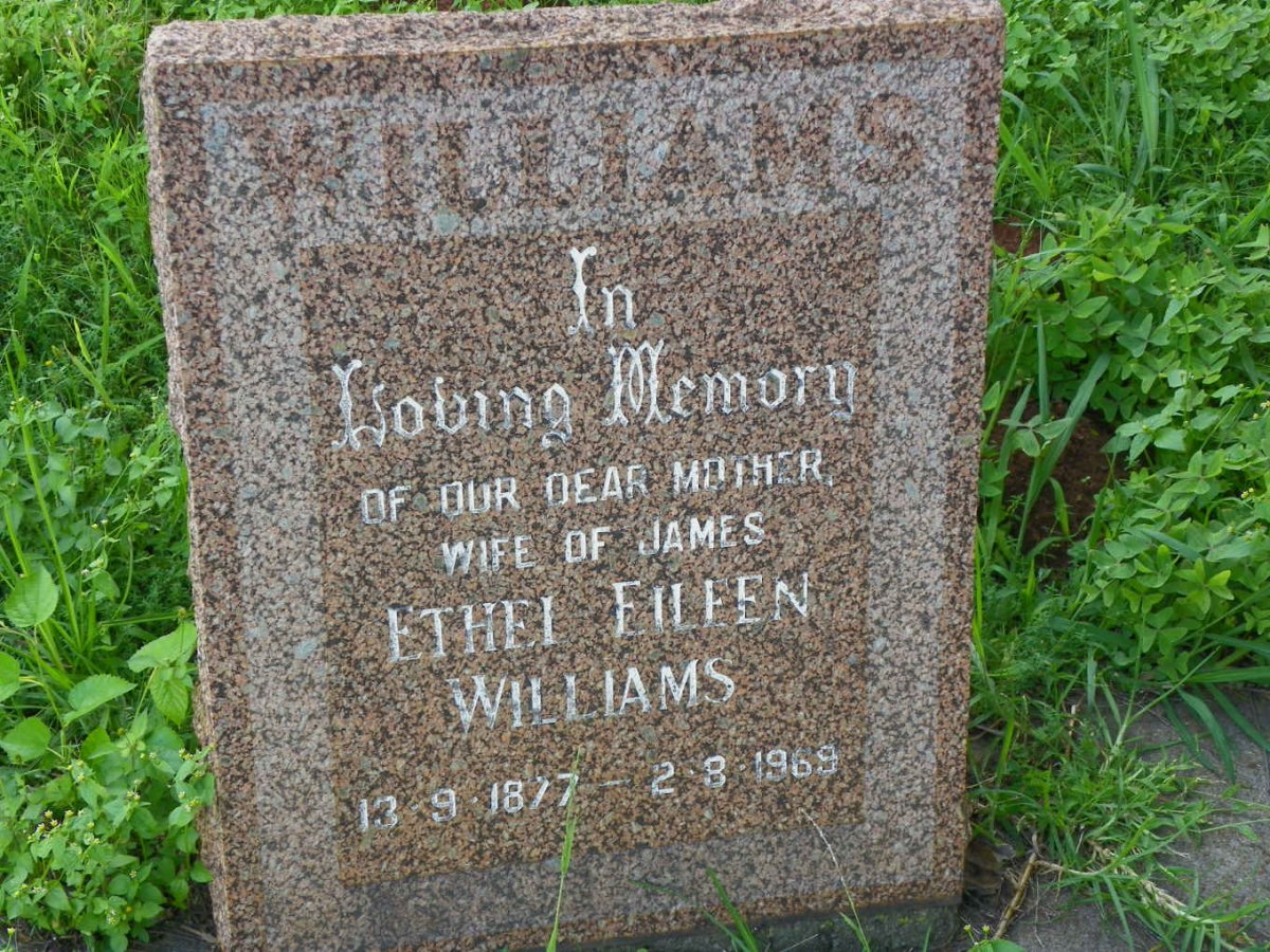 WILLIAMS James 1880-1961 &amp; Ethel Eileen 1877-1969