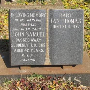 WILLIAMS John Samuel -1965 :: ? Ian Thomas -1977