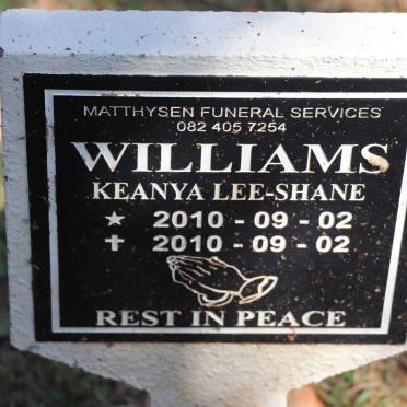 WILLIAMS Keanya Lee-Shane 2010-2010