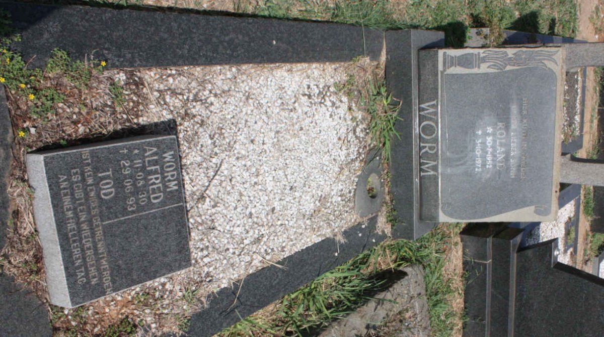 WORM Alfred 1930-1993 :: WORM Roland 1952-1972